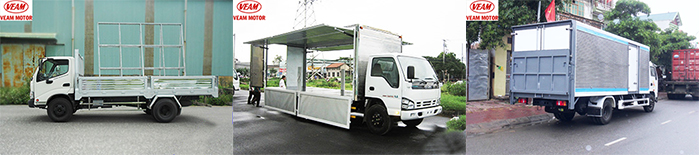 Veam VT750 7.5 tấn máy Hyundai đóng giá chở kính, bửng nâng, cánh dơi,...-ototaisg.com